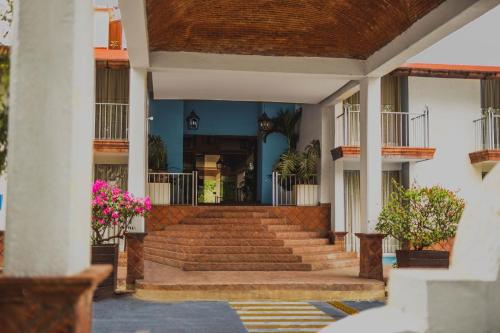 Muka bangunan atau pintu masuk Gran Hotel Las Fuentes