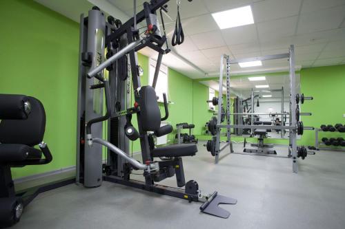 The fitness centre and/or fitness facilities at Abnicum Business Hotel