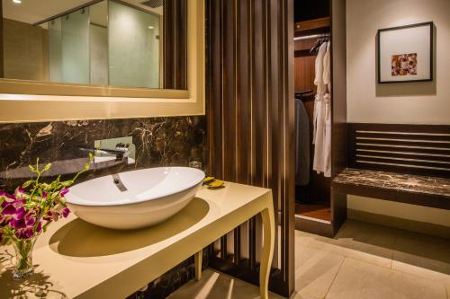 Kylpyhuone majoituspaikassa Nanu Resort, Arambol