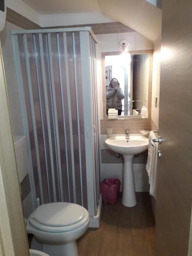 A bathroom at Casa Mariagrazia