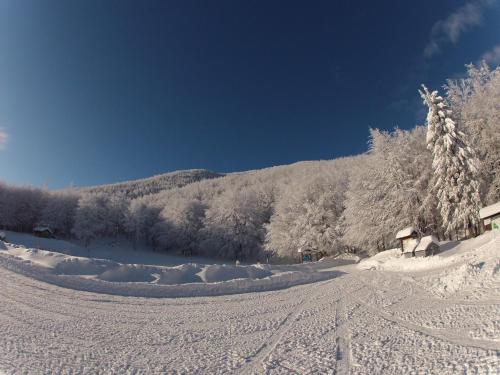 Granduca Mountain Wellness Apartments Campigna v zimě