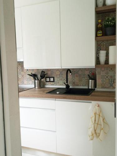 Beach accommodation apartment 주방 또는 간이 주방