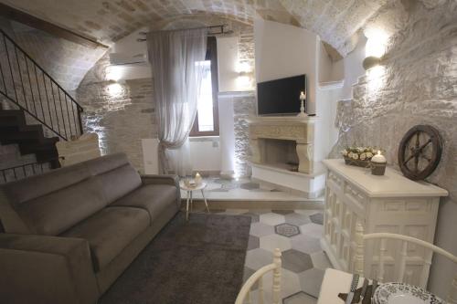 Posezení v ubytování Torre Elisa - Luxury Room