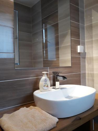 Ένα μπάνιο στο Apartments and Rooms Štefanac