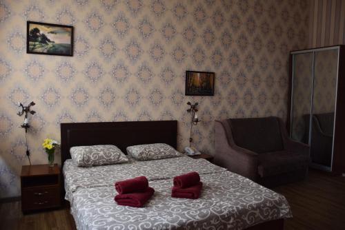Voskhod Hotelにあるベッド