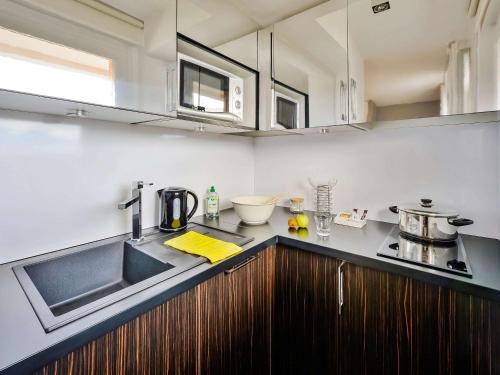 Una cocina o cocineta en Adagio Grenoble Centre