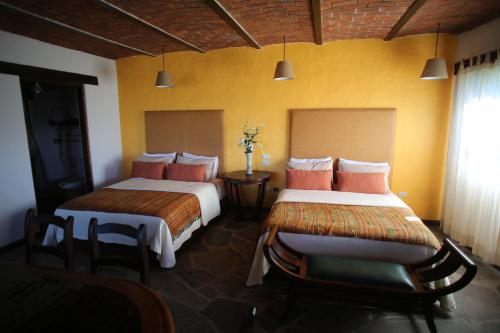 Hotel Villa Cassisにあるベッド