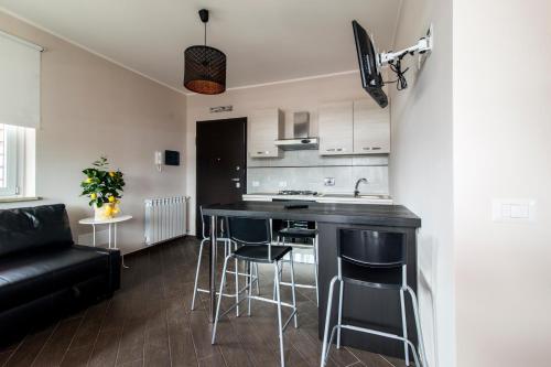 Η κουζίνα ή μικρή κουζίνα στο Casadamare Apartment