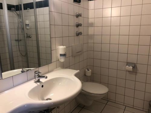 Koupelna v ubytování Ennstalerhof