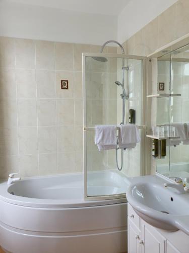 Kylpyhuone majoituspaikassa Casa Guelfucci