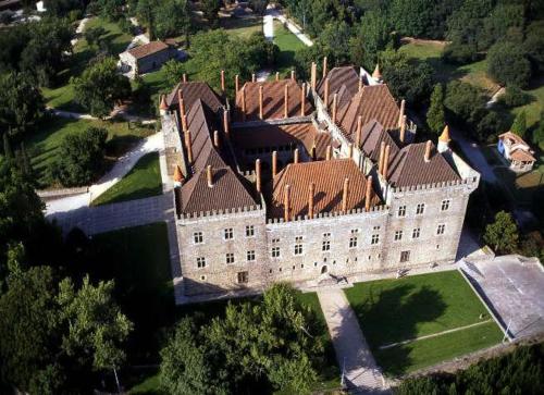an aerial view of a large building with at Gallo`s House in Barcelos