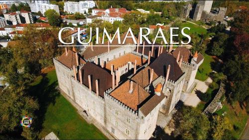 an aerial view of a castle with the words germanace at Gallo`s House in Barcelos