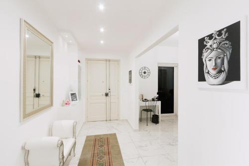 Koupelna v ubytování Calafatari B&B