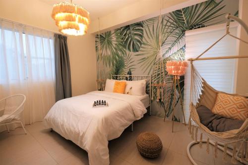 Cama o camas de una habitación en Burano Yellow Villa