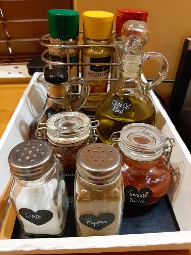 Dapur atau dapur kecil di Raka Cottage