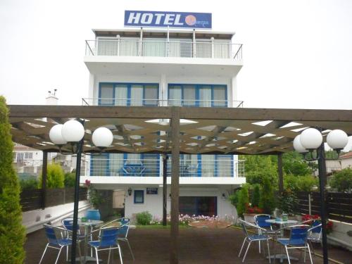 Budova, kde se aparthotel nachází