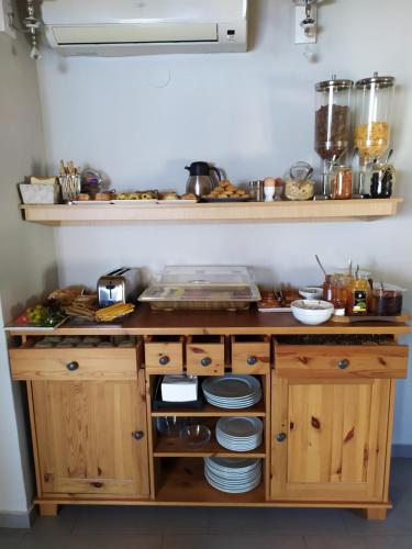 Dapur atau dapur kecil di Dimitra Boutique Hotel