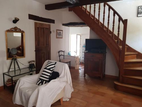 Televisyen dan/atau pusat hiburan di maison de charme en Luberon