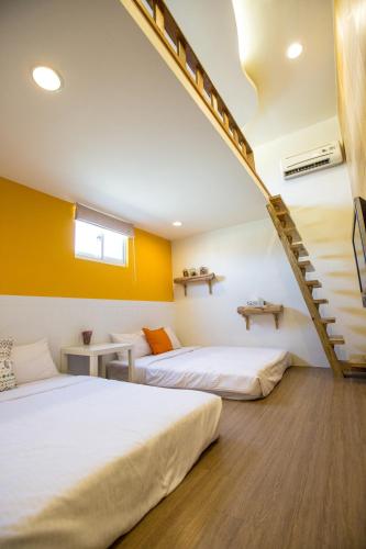 Una cama o camas en una habitación de Fish Villa 38