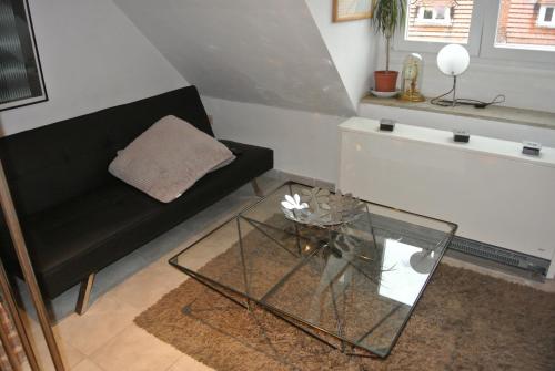 Posezení v ubytování Appartement Studio Tournai