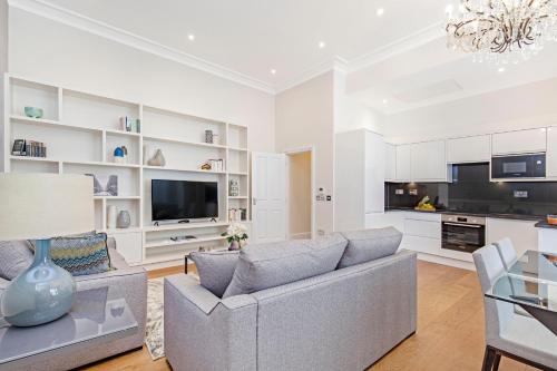 A seating area at Chesham Court Knightsbridge 