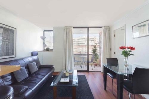 Istumisnurk majutusasutuses Santa Magdalena Apartments