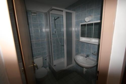 Phòng tắm tại Penzión Valentína