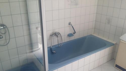 Bilik mandi di Ferienwohnung Am Frankenbach