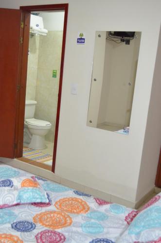 Koupelna v ubytování Hotel Plaza Cúcuta Center