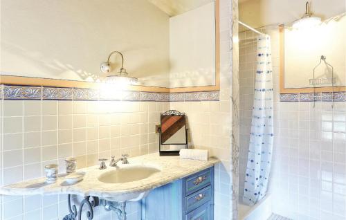 Ένα μπάνιο στο Villa Doveri Ceppeto