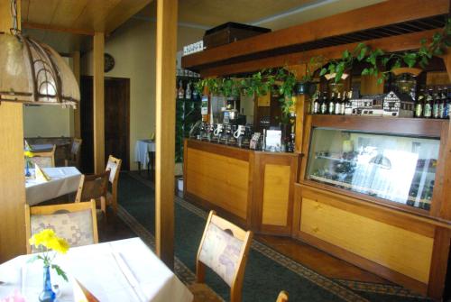 Nápoje v ubytování Hotel Garni "Zur Güldenen Gabel"