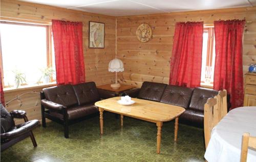 Posezení v ubytování Holiday Home Evanger Brekkhuslii