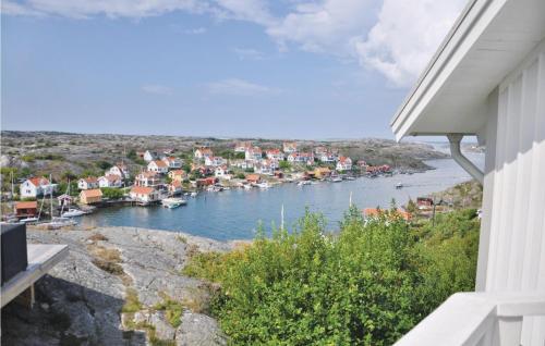 a view of a river from a house at Beautiful Home In Kyrkesund With Sauna in Kyrkesund