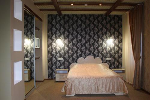 Cama o camas de una habitación en Hotel Verona