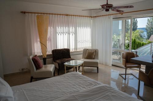Postel nebo postele na pokoji v ubytování Villa Sonne