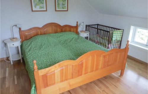 Кровать или кровати в номере Four-Bedroom Holiday Home In Gnosjo