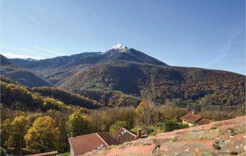 Vue générale sur la montagne ou vue sur la montagne depuis la maison de vacances