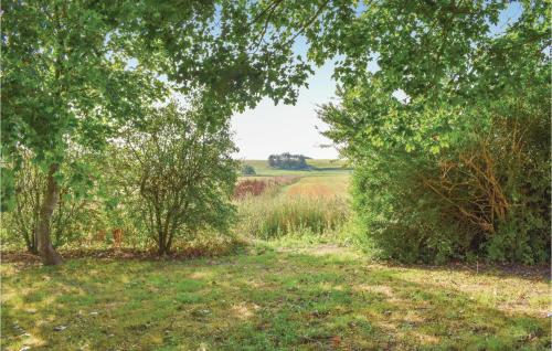 a path through a field with trees and grass at 6 Bedroom Gorgeous Home In Tomelilla in Tomelilla