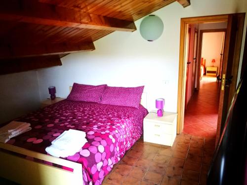 Posteľ alebo postele v izbe v ubytovaní CASALE "GAIA"- Relax nel VERDE con Piscina Privata Esclusiva
