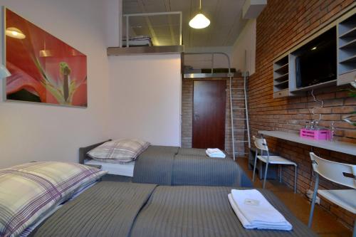 Una cama o camas en una habitación de Bed&Breakfast Mikunda