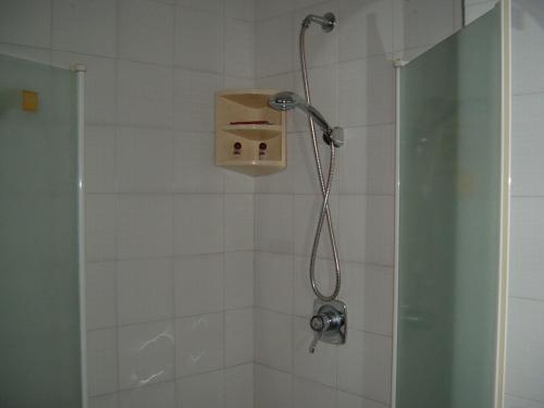 Koupelna v ubytování Albergo Luca