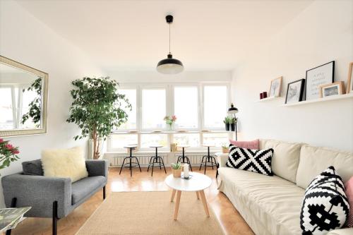 Posezení v ubytování Apartment myhome Zagreb