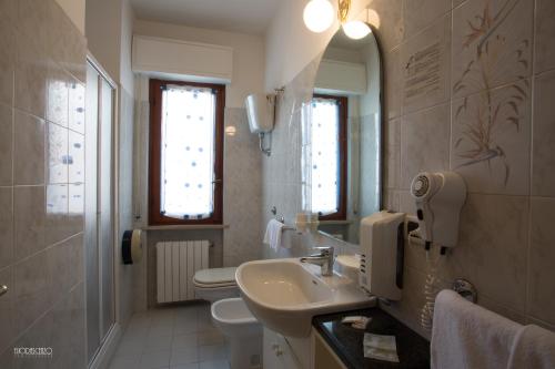 Koupelna v ubytování Casa Gialla