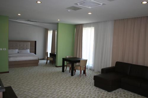 Кровать или кровати в номере Hotel Franca