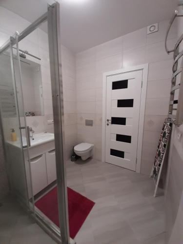 Ванная комната в Apartment in Serbska Lviv