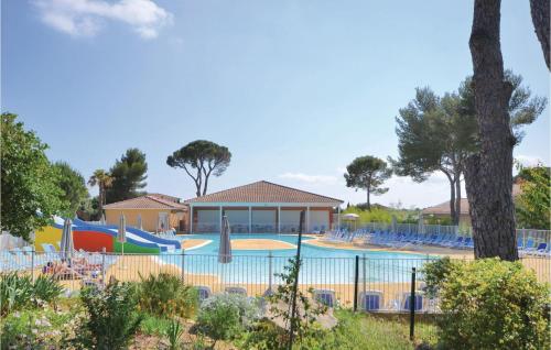 Awesome home in Calvisson with 1 Bedrooms and Outdoor swimming pool