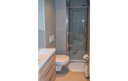 オーステンデにあるRoyal Ascot S2 Ref, 8のバスルーム(トイレ、シャワー付)