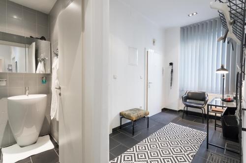 Koupelna v ubytování Vintage Design Apartment