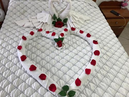 Las Palmas Hotelにあるベッド