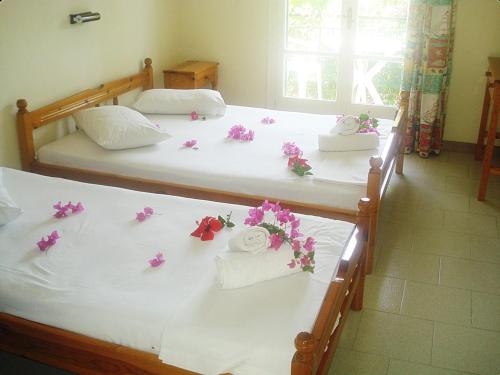 Кровать или кровати в номере Villa Theodora
